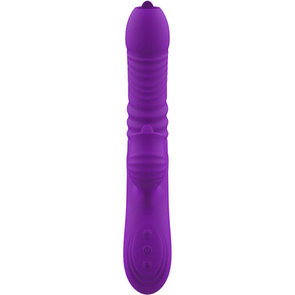 ARMONY - VIBRATORE CONIGLIO COMPLETAMENTE GSPOT CON LINGUA STIMOLANTE, EFFETTO CALORE VIOLA