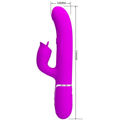 PRETTY LOVE - VIBRATORE CONIGLIO CON LECCA FUCSIA