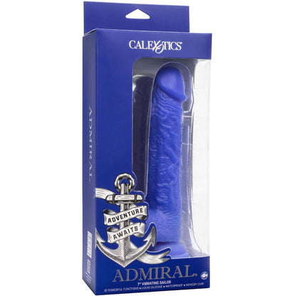 CALEXOTICS - ADMIRAL SAILOR VIBRATORE DILDO REALISTICO BLU