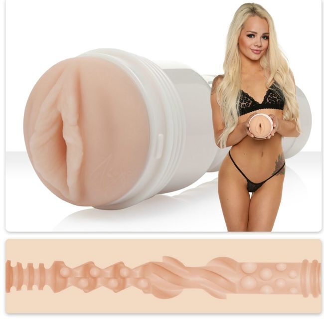 FLESHLIGHT - ELSA JEAN VAGINA TASTY + LANCIO UNIVERSALE + LUBRIFICANTE DI QUALITÀ AQUA 50 ML