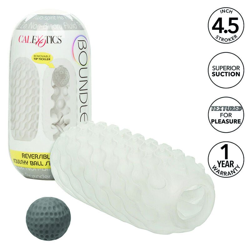 CALEXOTICS - BOUNDLESS STROKER SOFT REVERSIBILE GRIGIO