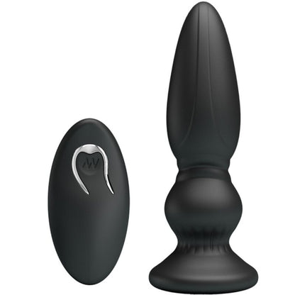 MR PLAY - Potente Plug Anale Vibrante con Telecomando Nero