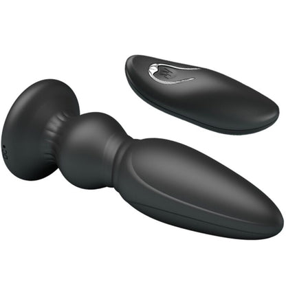 MR PLAY - Potente Plug Anale Vibrante con Telecomando Nero