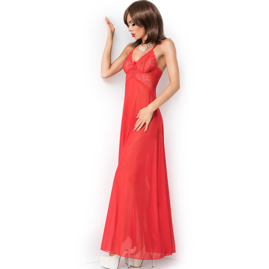CHILIROSE - CR 3883 BABYDOLL LARGO NEGRO L/XL