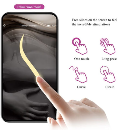 PRETTY LOVE - VIBRATORE DOPPIO PIACERE AUGUST CON TELECOMANDO APP