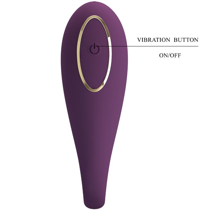 PRETTY LOVE - VIBRATORE DOPPIO PIACERE AUGUST CON TELECOMANDO APP
