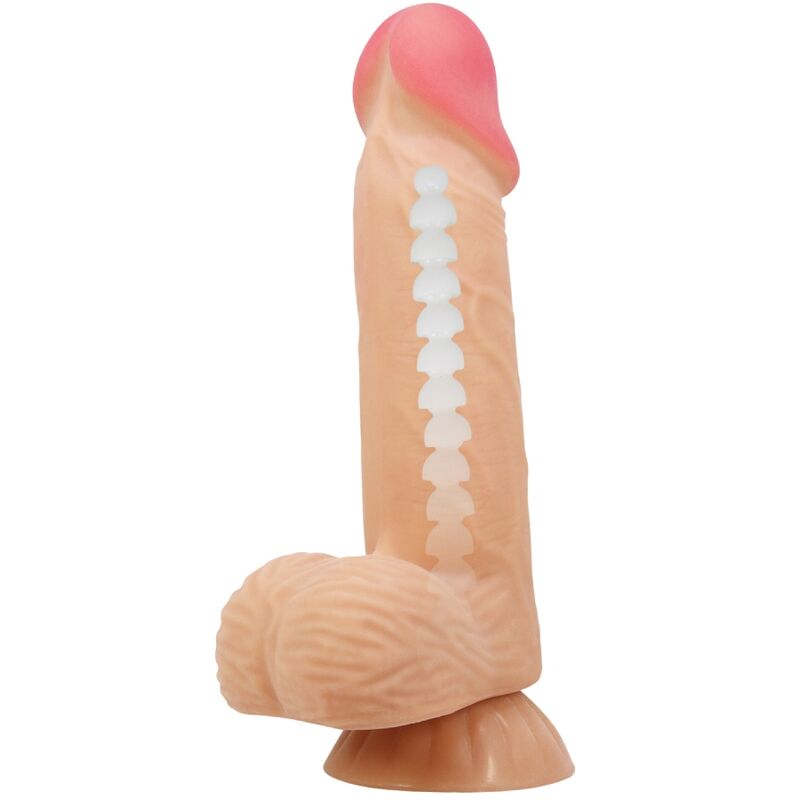 PRETTY LOVE - SERIE SLIDING SKIN DILDO REALISTICO CON VENTOSA SLIDING SKIN 20,6 CM