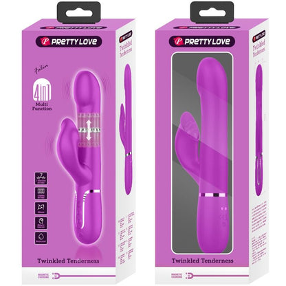 PRETTY LOVE - VIBRATORE CONIGLIO PERLA VIOLA