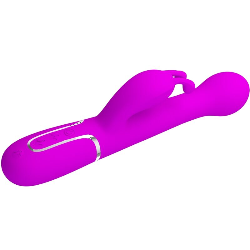 PRETTY LOVE - DEJON VIBRATORE RABBIT MULTIFUNZIONE 3 IN 1 VIOLA