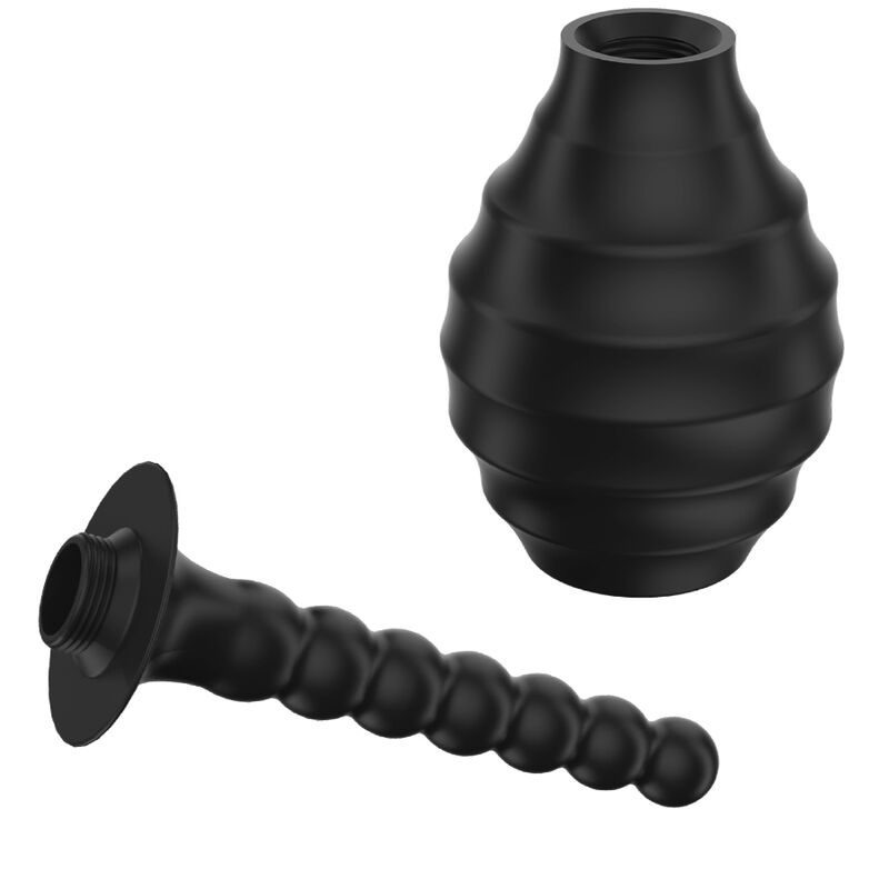 MR PLAY - DOCCIA ANALE BLKM7 SUPER POWER NERO