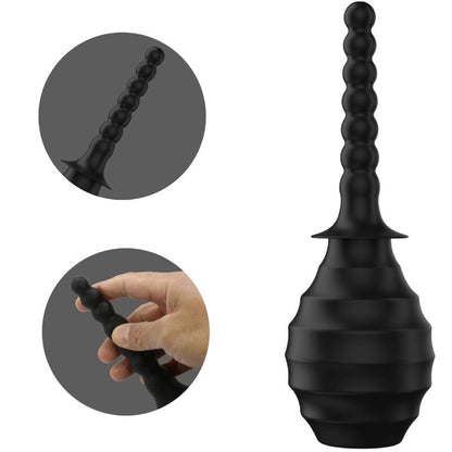 MR PLAY - DOCCIA ANALE BLKM7 SUPER POWER NERO