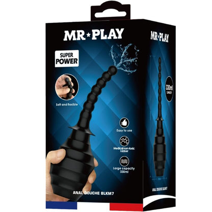 MR PLAY - DOCCIA ANALE BLKM7 SUPER POWER NERO