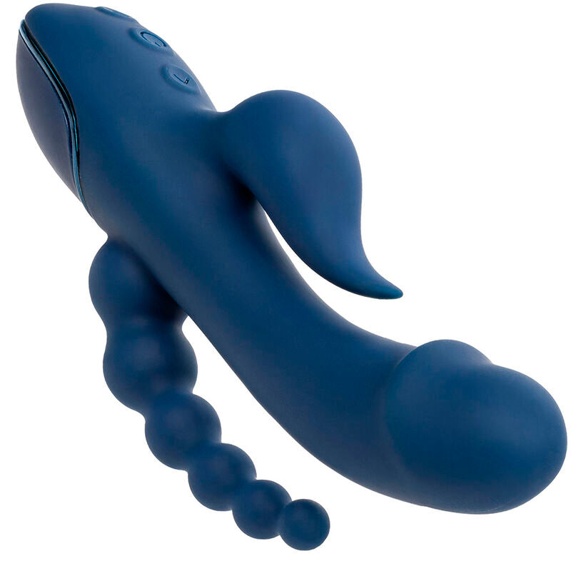 CALEXOTICS - VIBRATORE BLU TRIPLO ORGASMO
