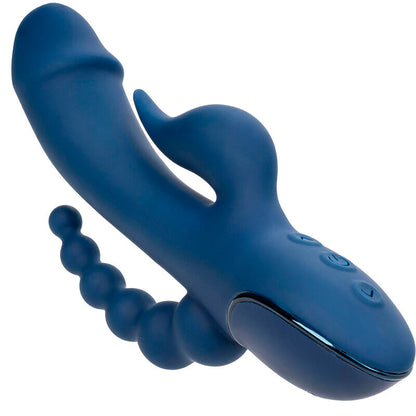 CALEXOTICS - VIBRATORE BLU TRIPLO ORGASMO
