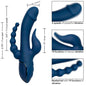 CALEXOTICS - VIBRATORE BLU TRIPLO ORGASMO