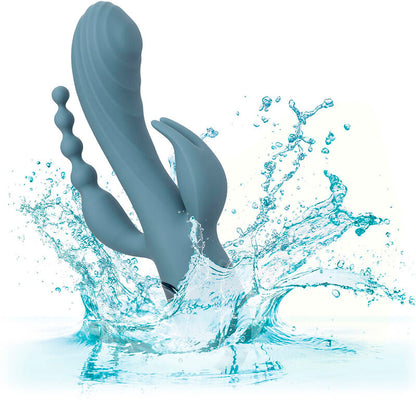 CALEXOTICS - VIBRATORE TRIPLO GREY ECSTASY