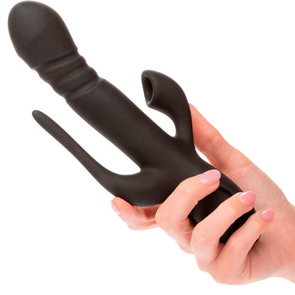 CALEXOTICS - EUPHORIA TRIPLO VIBRATORE NERO