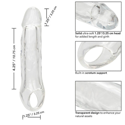 CALEXOTICS - PERFORMANCE MAXX CLEAR EXTENSION 5.5 TRASPARENTE