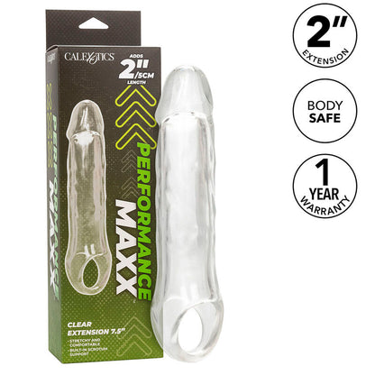 CALEXOTICS - PERFORMANCE MAXX CLEAR EXTENSION 7.5 TRASPARENTE