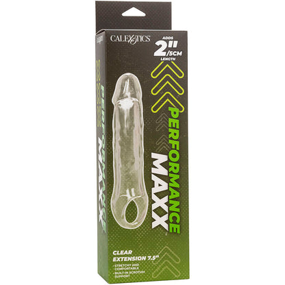 CALEXOTICS - PERFORMANCE MAXX CLEAR EXTENSION 7.5 TRASPARENTE