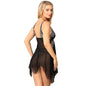 SUBBLIME - BABYDOLL TELA TUL PECHO ENCAJE L/XL