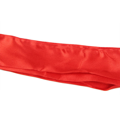 SUBBLIME - VESTAGLIA IN TESSUTO TRASPARENTE CON DETTAGLIO IN PIZZO ROSSO L/XL