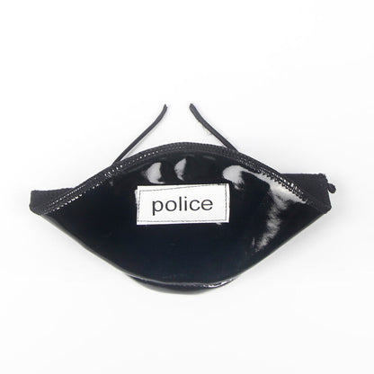 SUBBLIMA - COSTUME POLIZIA TUTA IN PIZZO NERO L/XL