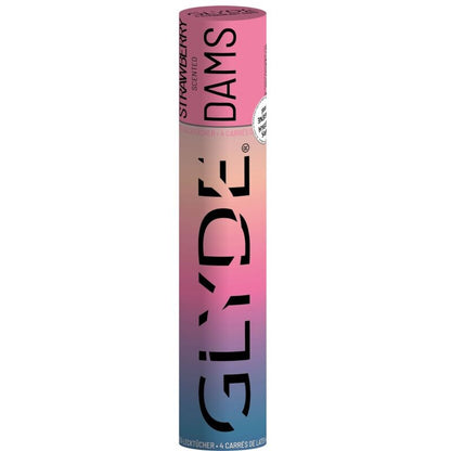 SHEER GLYDE - LENZUOLA IN LATTICE DAMS PER SESSO ORALE ALLA FRAGOLA