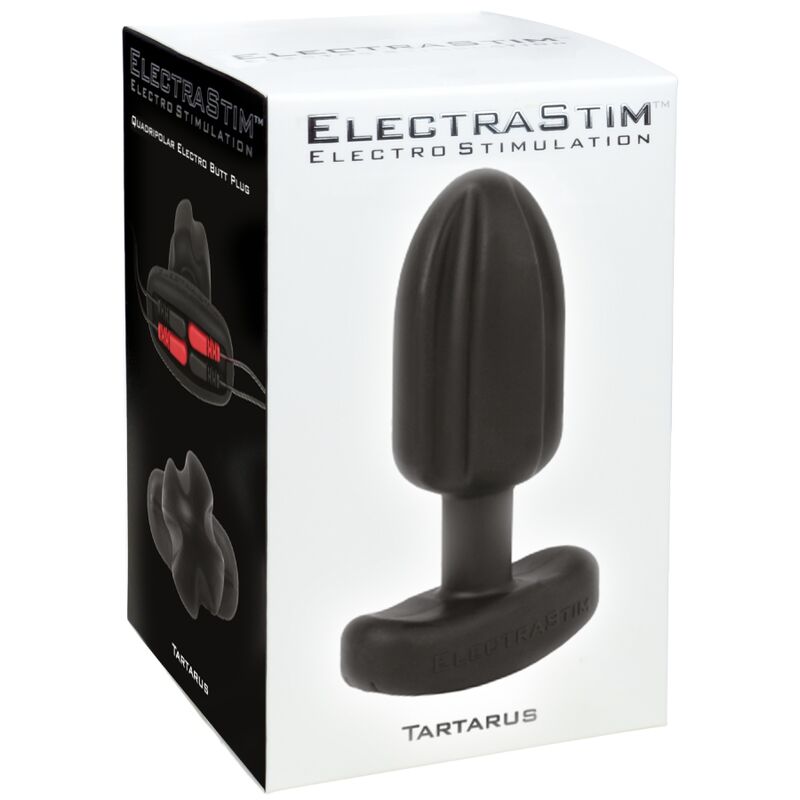 ELECTRASTIM - TARTARUS PLUG ANALE IN SILICONE QUADRIPOLARE NERO