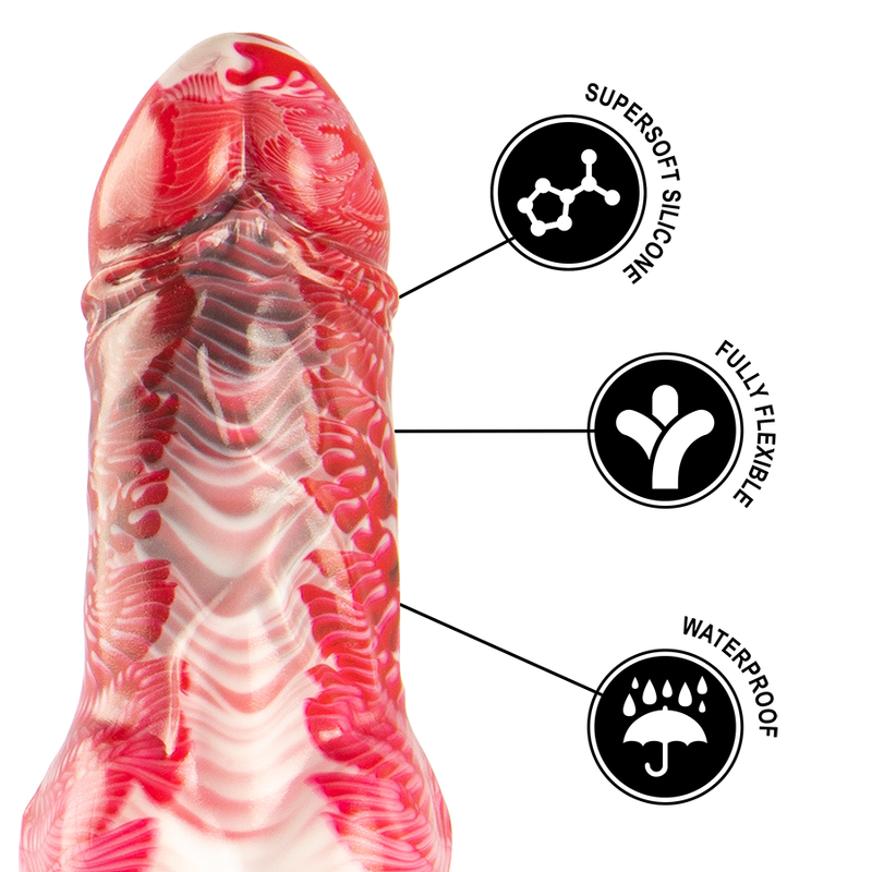 EPIC - DILDO HELIOS CON TESTICOLI CALORE ED ESTASI