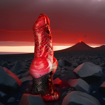 EPIC - DILDO HELIOS CON TESTICOLI CALORE ED ESTASI