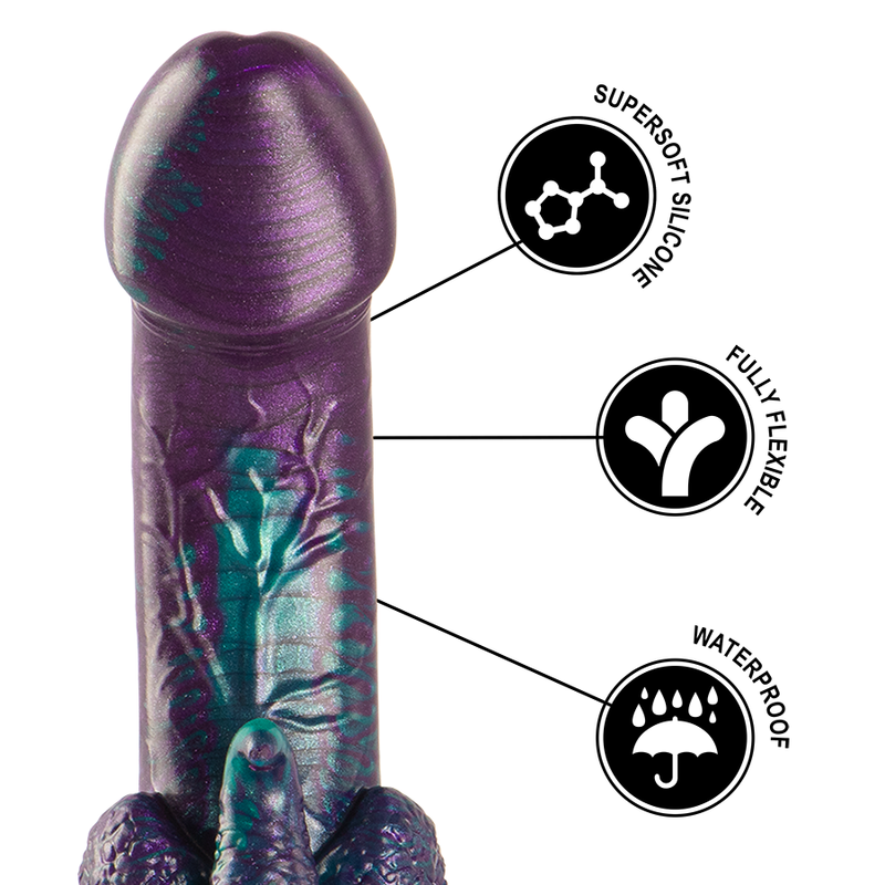 EPIC - BASILISK DOPPIO DILDO SQUAMATO PER IL PIACERE PICCOLE DIMENSIONI