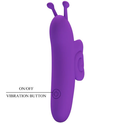 PRETTY LOVE - SNAIL POTENTE STIMOLATORE VIOLA PER LE DITA