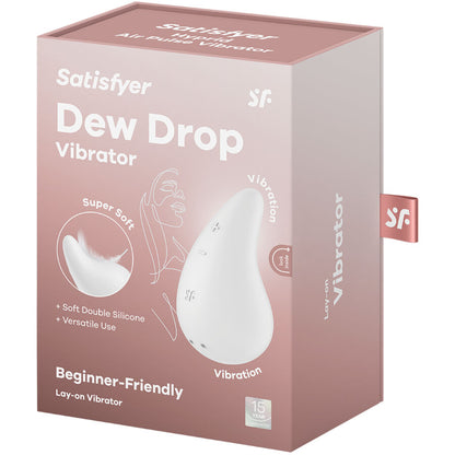 SATISFYER - DEW DROP VIBRADOR LAY-ON AZUL