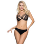 SUBBLIME - COMPLETO REGGISENO DUE PEZZI TRASPARENTE CON SPALLINE S/M