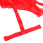 SUBBLIME - TEDDY CON LIGUERO DETALLE TIRAS PECHO ROJO L/XL