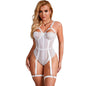 SUBBLIME - TEDDY CON LIGUERO DETALLE TIRAS PECHO BLANCO L/XL