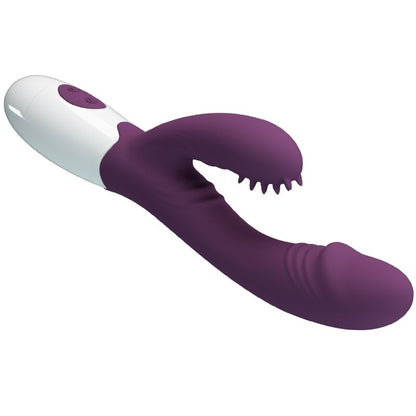 PRETTY LOVE - VIBRATORE ANDRE RABBIT E STIMOLATORE PUNTO G VIOLA
