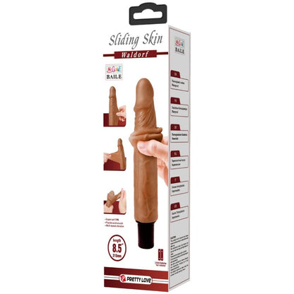 PRETTY LOVE - VIBRATORE REALISTICO WALDORF 18 CM -O- 4 CM