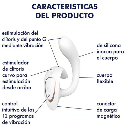 SATISFYER - G PER DEA 1 VIBRATORE CONIGLIO BIANCO