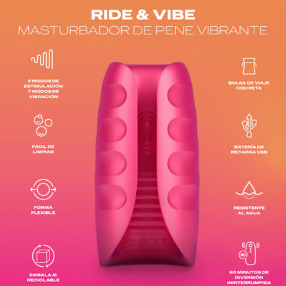 DUREX - VIBRATORE MASTURBATORE RIDE &amp; VIBE