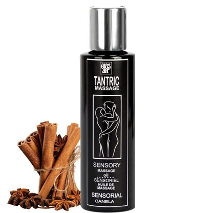 EROS-ART - OLIO PER MASSAGGIO TANTRICO NATURALE E AFRODISIACO ALLA CANNELLA 100 ML