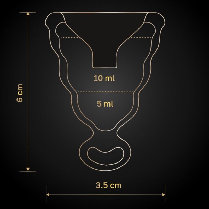 G-VIBE - COPPA MESTRUALE NERA GCUP