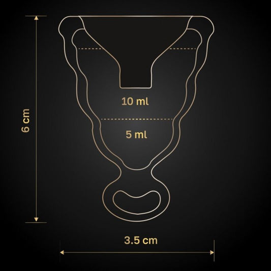 G-VIBE - COPPA MESTRUALE NERA GCUP