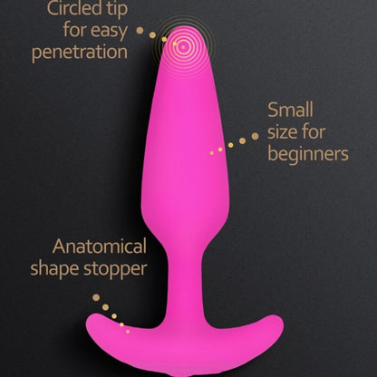 G-VIBE - GPLUG PLUG ANALE VIBRATORE XS FUCSIA