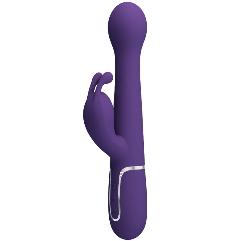 PRETTY LOVE - DEJON VIBRATORE CONIGLIO MULTIFUNZIONE 3 IN 1 VIOLA