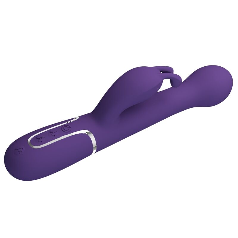 PRETTY LOVE - DEJON VIBRATORE CONIGLIO MULTIFUNZIONE 3 IN 1 VIOLA