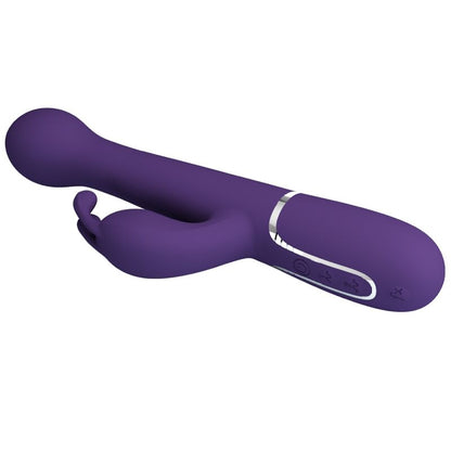 PRETTY LOVE - DEJON VIBRATORE CONIGLIO MULTIFUNZIONE 3 IN 1 VIOLA