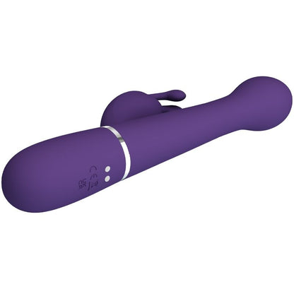 PRETTY LOVE - DEJON VIBRATORE CONIGLIO MULTIFUNZIONE 3 IN 1 VIOLA
