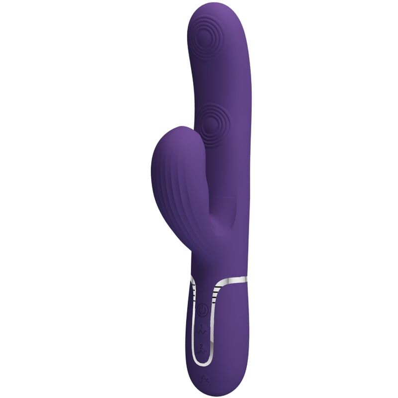 PRETTY LOVE - PERLITA VIBRATORE PUNTO G MULTIFUNZIONE 3 IN 1 VIOLA
